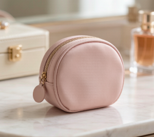 Mini Round Cosmetic Bag