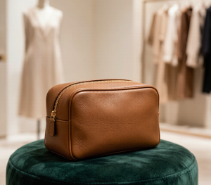 Leather Cosmetic Bag