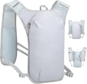 Small Hiking Backpack 10L - Lightweight Packable Foldable Backpack for Travel Camping Outdoor Commute, Compact Rucksack for Women Men(Grey)