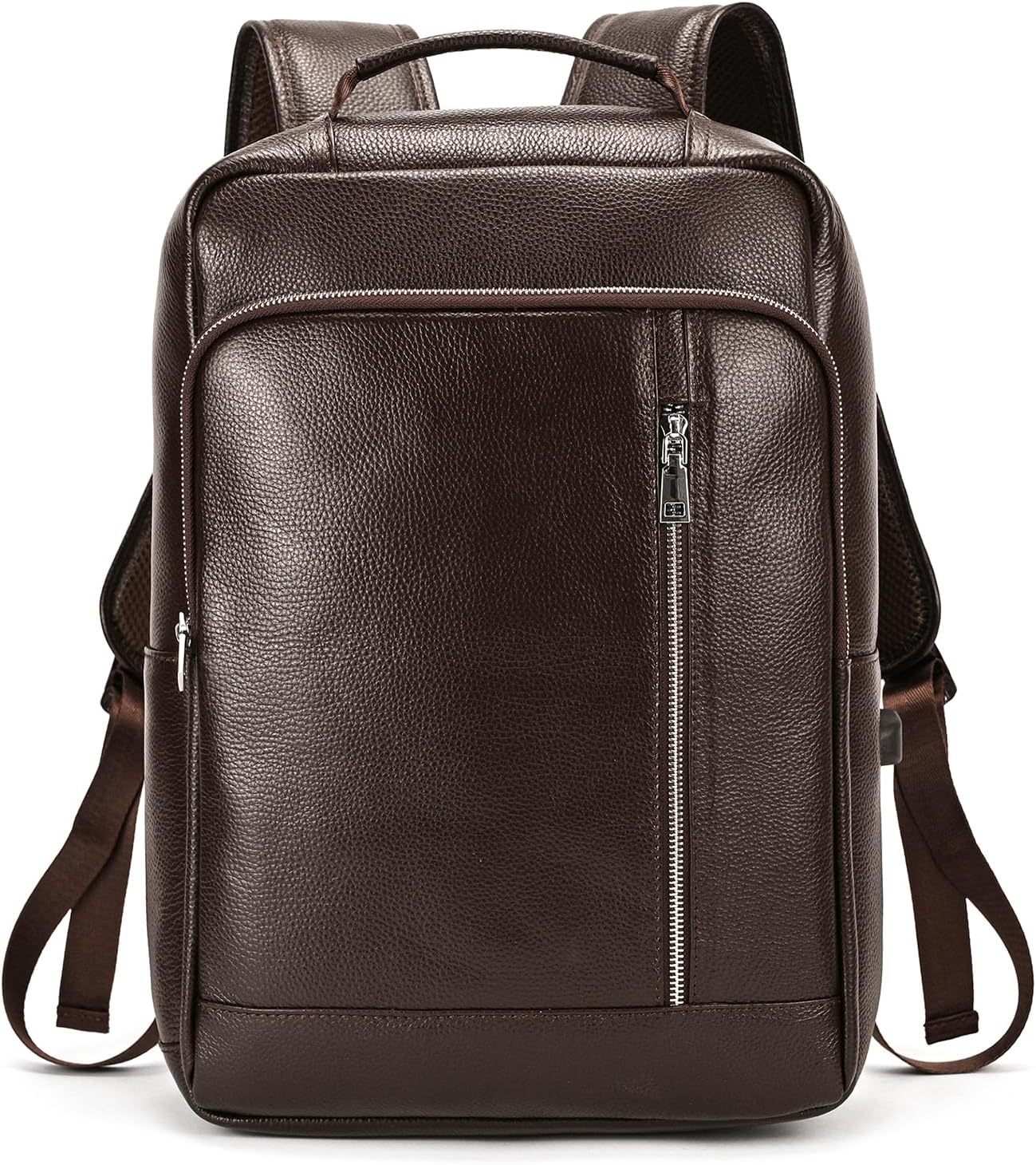 81xLWWkAhpL._AC_SL1500_.jpg Lightweight Unisex PU Leather Commuter Backpack - Image 1